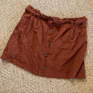 Falls Creek Linen Blend Skirt